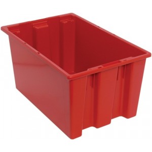 SNT240 Genuine stack and nest tote 23-1/2" x 15-1/2" x 12" Red