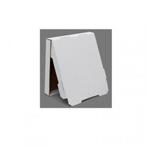 Plain Pizza Boxes, Kraft, 10x10x1 7/8, Brown/White