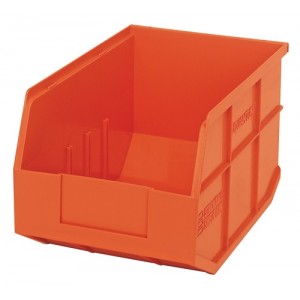 Stackable Shelf Bin 12" x 8-1/4" x 7" Orange