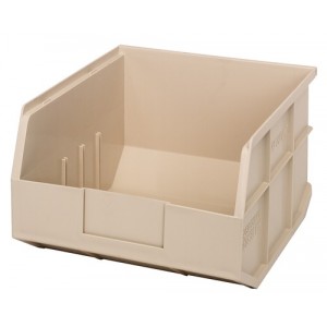 Stackable Shelf Bin 12" x 11" x 7" Ivory