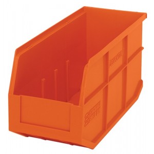 Stackable Shelf Bin 14" x 6" x 7" Orange