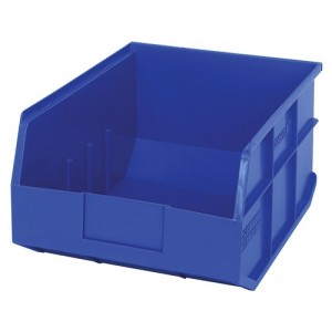 Stackable Shelf Bin 14" x 11" x 7" Blue