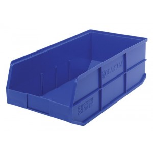 Stackable Shelf Bin 20-1/2" x 11" x 7" Blue