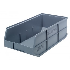 Stackable Shelf Bin 20-1/2" x 11" x 7" Gray