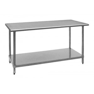 Stainless Steel Work Table with Adjustable Undershelf 24" x 36" x 34"