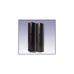 Stretch Film 18x1500' 80 Gauge Black Cast 4RL/CS 72/PLT