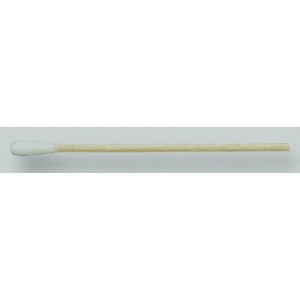 Swab 3"x.1" Cotton Tip Wood Shaft 100/PKG 10/BX 10/CS