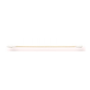 Swab 6"x1/32x5/8 Double Cotton Tip Wood Shaft 5000/CS