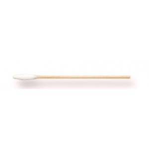 Swab 3" Cotton Tip Wood Shaft Micro-Point Tip 10K/CS