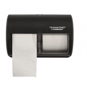Tissue Toilet Dispenser Transcend Smart-Core Forward Facing Dual Roll - Bla