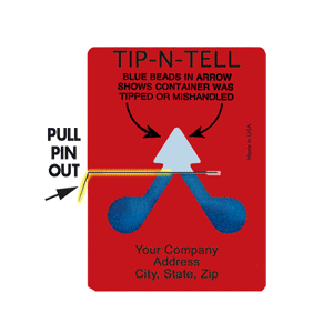 Tip-N-Tell no logo Metal pull pin 100/BX 12/CS (1200/CS)