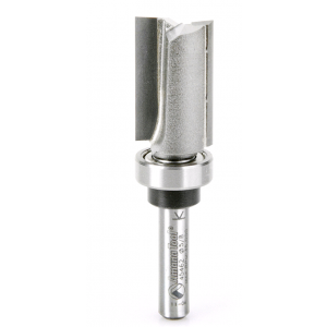 Carbide Tipped Flush Trim Plunge Template 5/8 D x 1 Inch CH x 1/4 SHK w/ Up