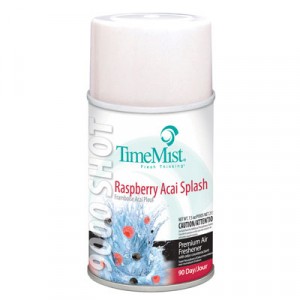 TimeMist 9000 Shot Metered Refill, Raspberry Acai, 7.5oz, Aerosol