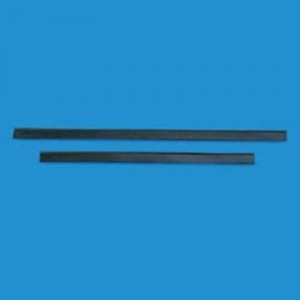 ErgoTec Replacement Squeegee Blades, 16 Inches, Black Rubber, Soft