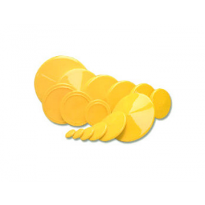 Cap 2.18x2.86 Flange Cover Yellow FC-218 368/BX