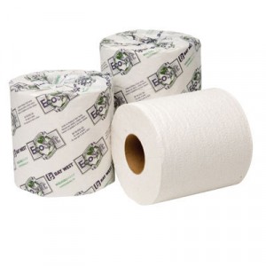 EcoSoft Universal Bathroom Tissue, 2-Ply, 500 Sheets/Roll