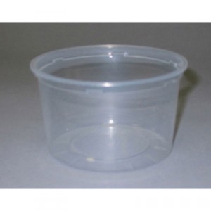 Deli Containers, Clear, 16oz, 50/Pack