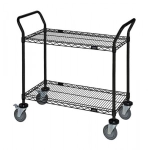 Quantum wire utility carts - black 