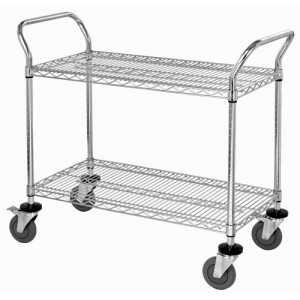 Wire Utility Cart 42" x 24" x 37-1/2"