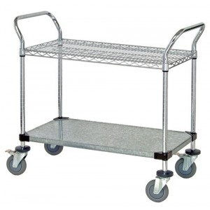 Wire Utility Cart 48" x 24" x 37-1/2"