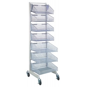 Partition wall systems - complete packages with baskets 