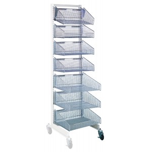 Partition wall systems - complete packages with baskets 