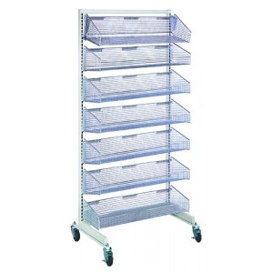 Partition wall systems - complete packages with baskets 