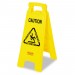 Sign Floor "Caution Wet Floor" 2-Sided Multilingual