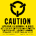 Label 2x2 "Caution" Static Aware ESD 1000/RL