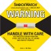 Shock Watch 25G Rating Yellow Blank No Logo 50/bx
