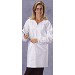 Lab Coat Tyvek Front Snaps No Pockets Elastic Wrist 4XL 30/CS