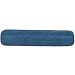 Mop Flat Microfiber 36"x5" Low Nap Velcro Blue