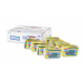 Sponge 2.5x4.5 .09"Thick SOS Heavy Duty Scrubber Yellow/Green 3/PK 8/CS