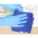 Glove Nitrile 9" 5Mil P/F Blue Sanitex MED 100/BX 10/CS