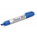 Sharpie Permanent Marker King Size Broad Chisel Tip Blue 12/BX