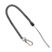 Coiled Clip Lanyard, Nylon, For Utility Knives and Safety Cutters, Extends to 48 Inches