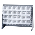 Bench Racks with Clear Bins