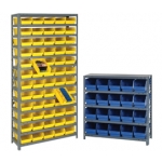 Steel Shelving Units with Bins