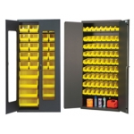 Storage Cabinets with Bins
